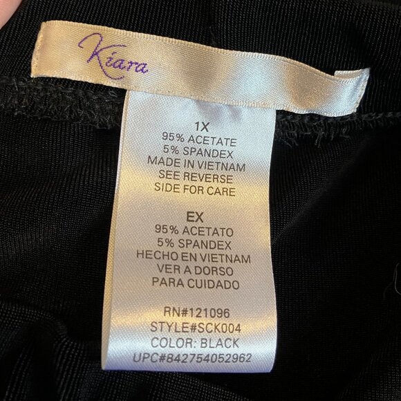 NWT Kiara Black Skirt Size: 1X - Picture 4 of 5